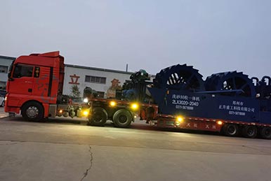 正升重工制砂機洗砂機發(fā)往重慶大足