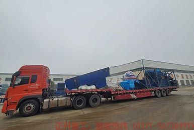 正升重工振動篩設備發(fā)往烏茲別克斯坦