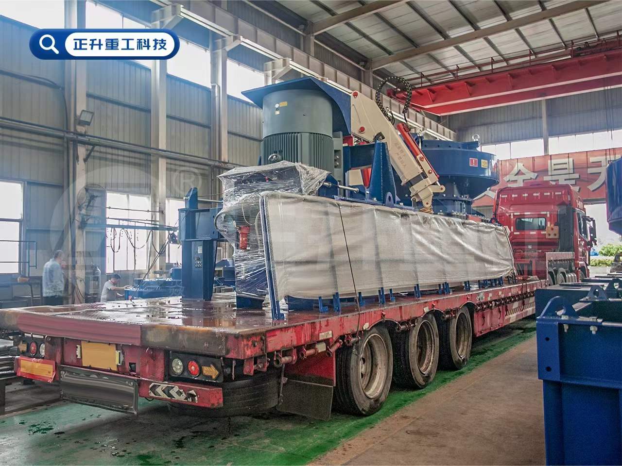 正升重工制沙生產(chǎn)線，發(fā)往四川