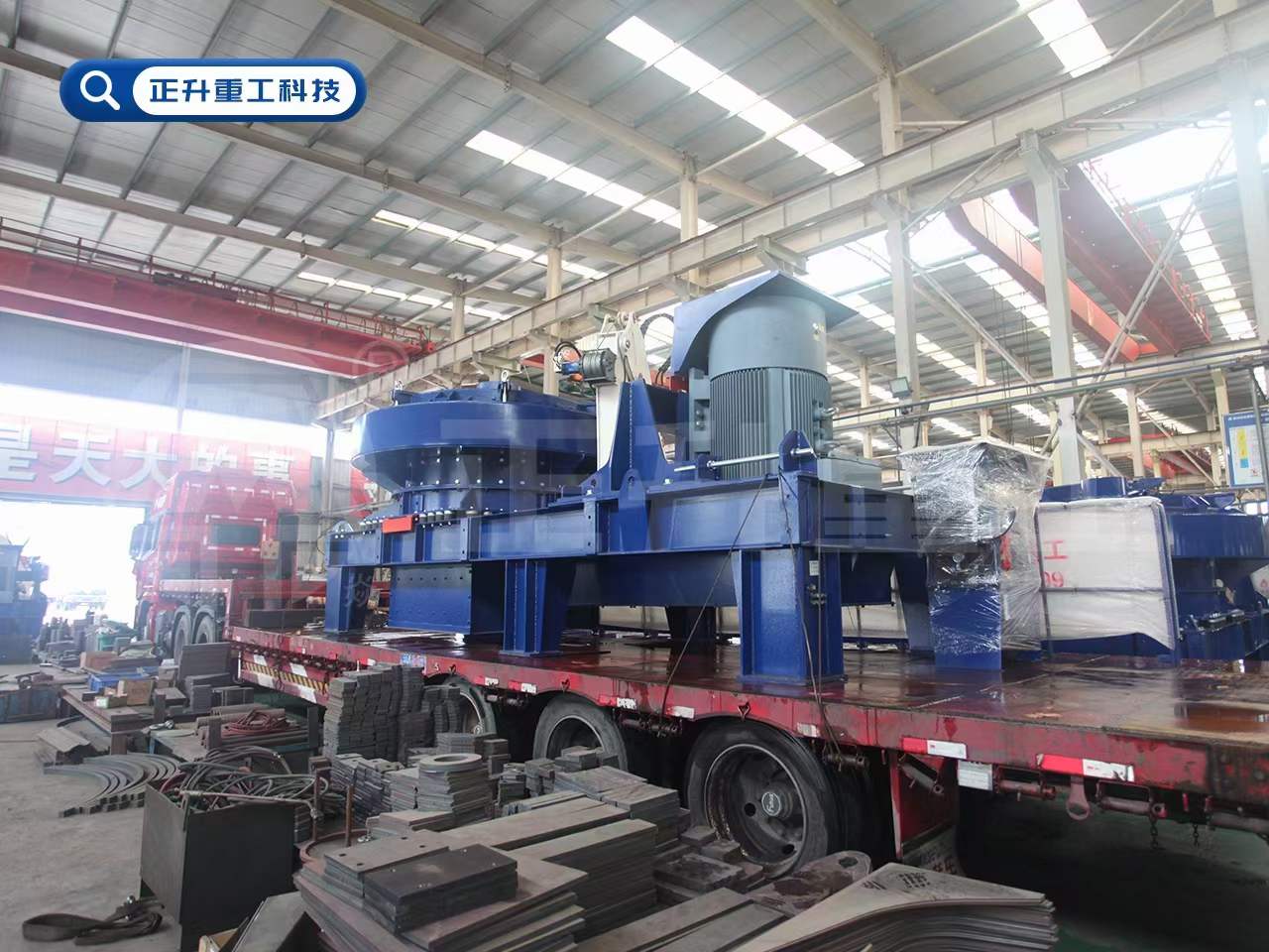 正升重工制沙生產(chǎn)線，發(fā)往四川